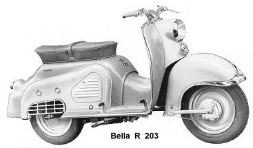 Zndapp-Schaltplan Typ Bella R 203